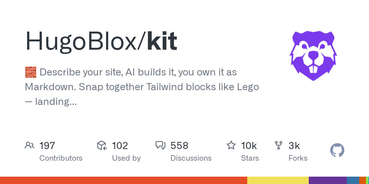 HugoBlox/kit 소개 그림
