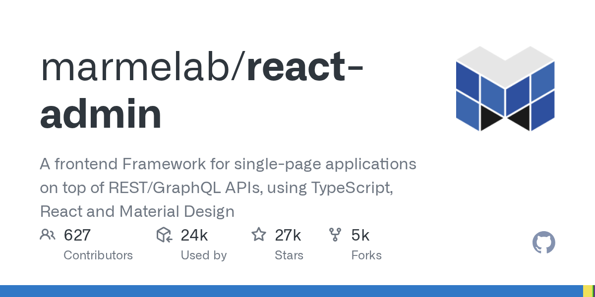marmelab/react-admin 소개 그림