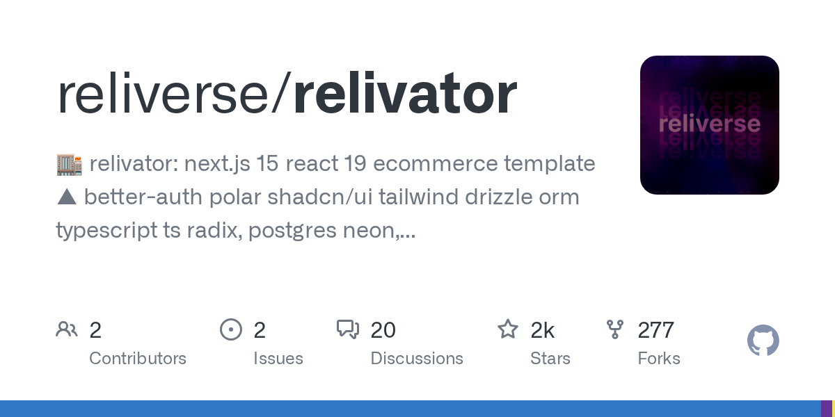 reliverse/relivator 소개 그림