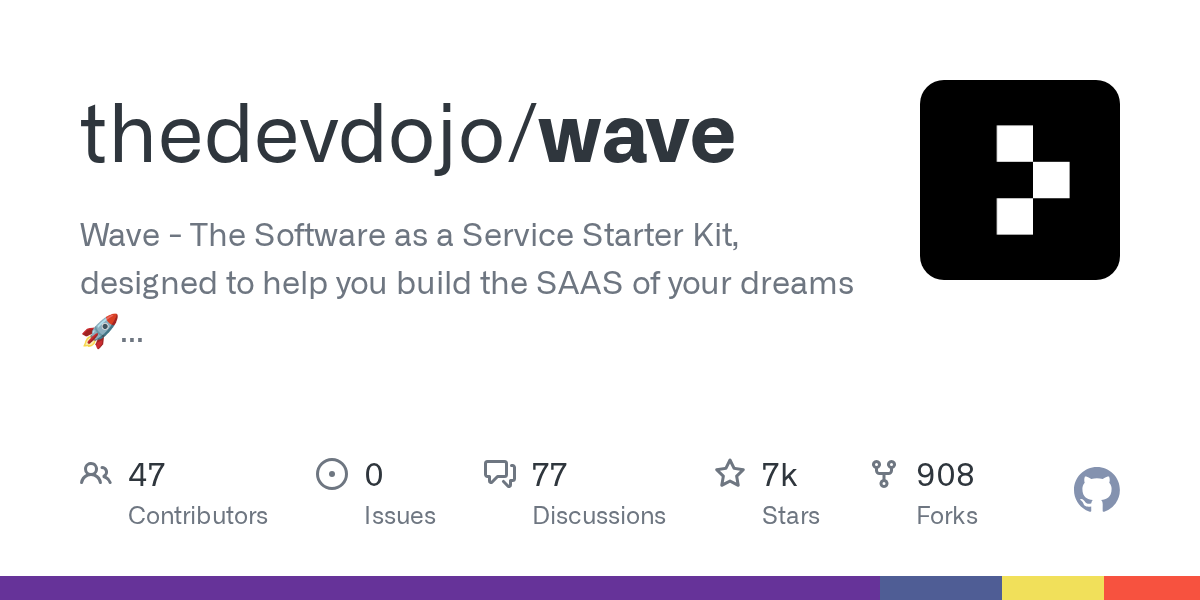 thedevdojo/wave 소개 그림
